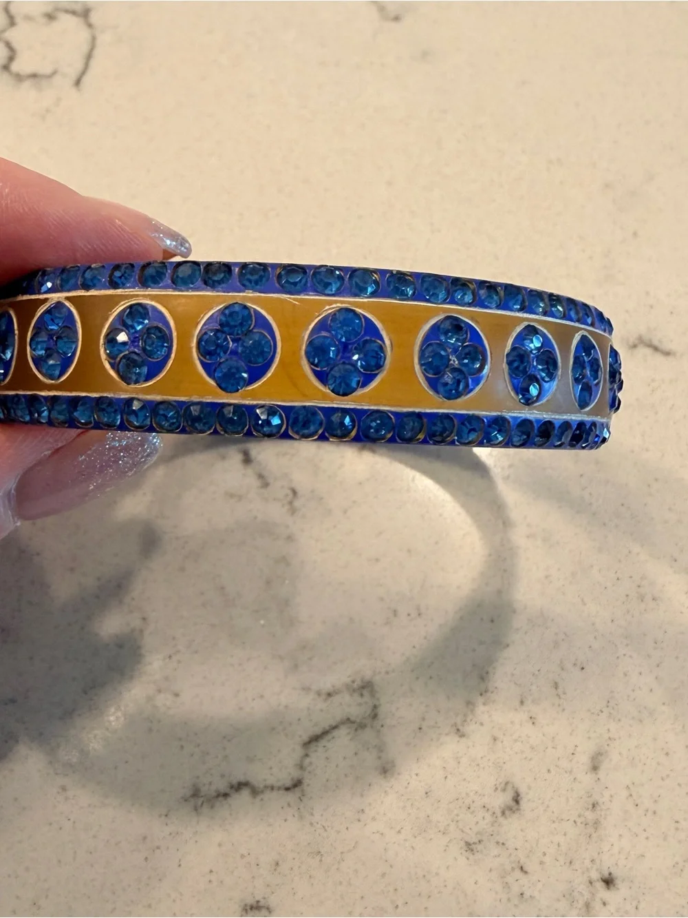 Vintage 1920s Art Deco Celluloid Bangle Bracelet